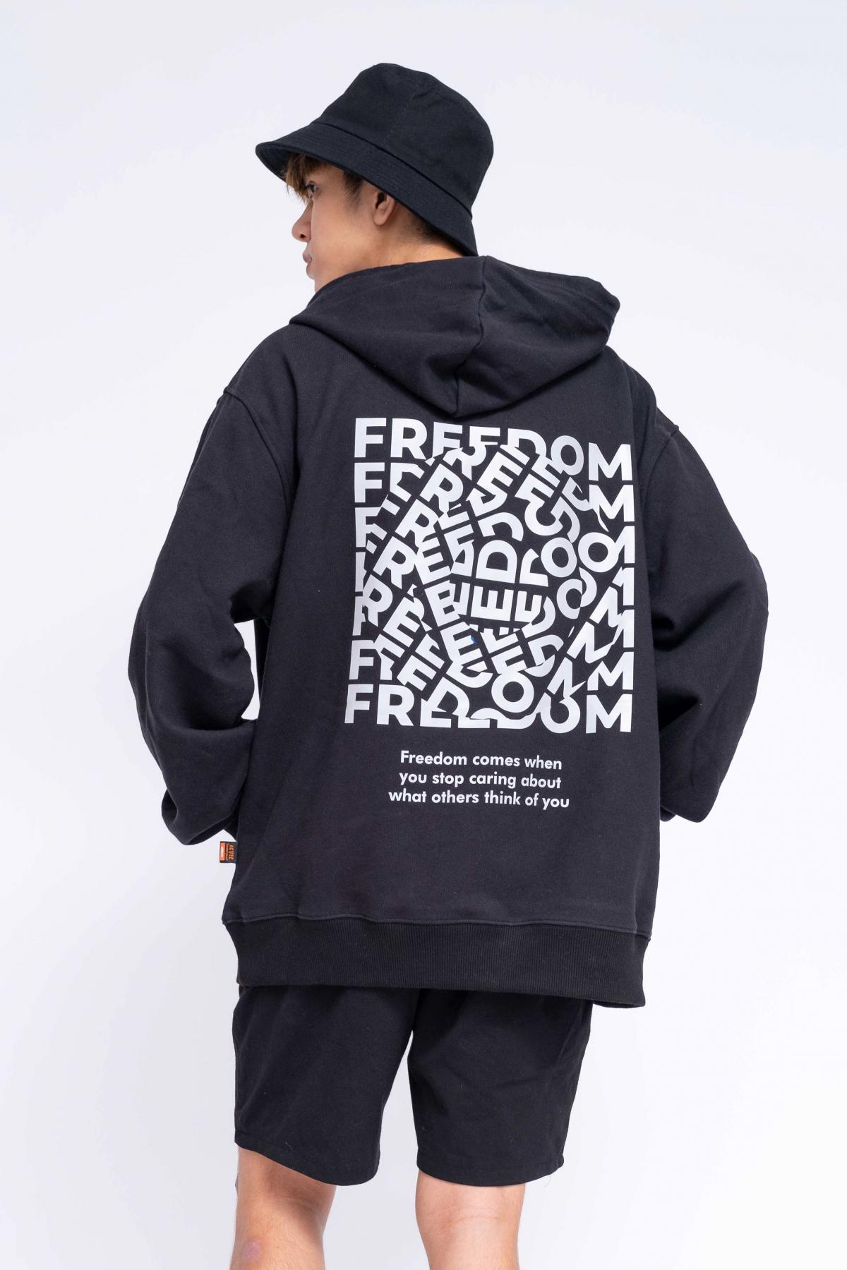 Hoodie Oversized Freedom Reflection #1